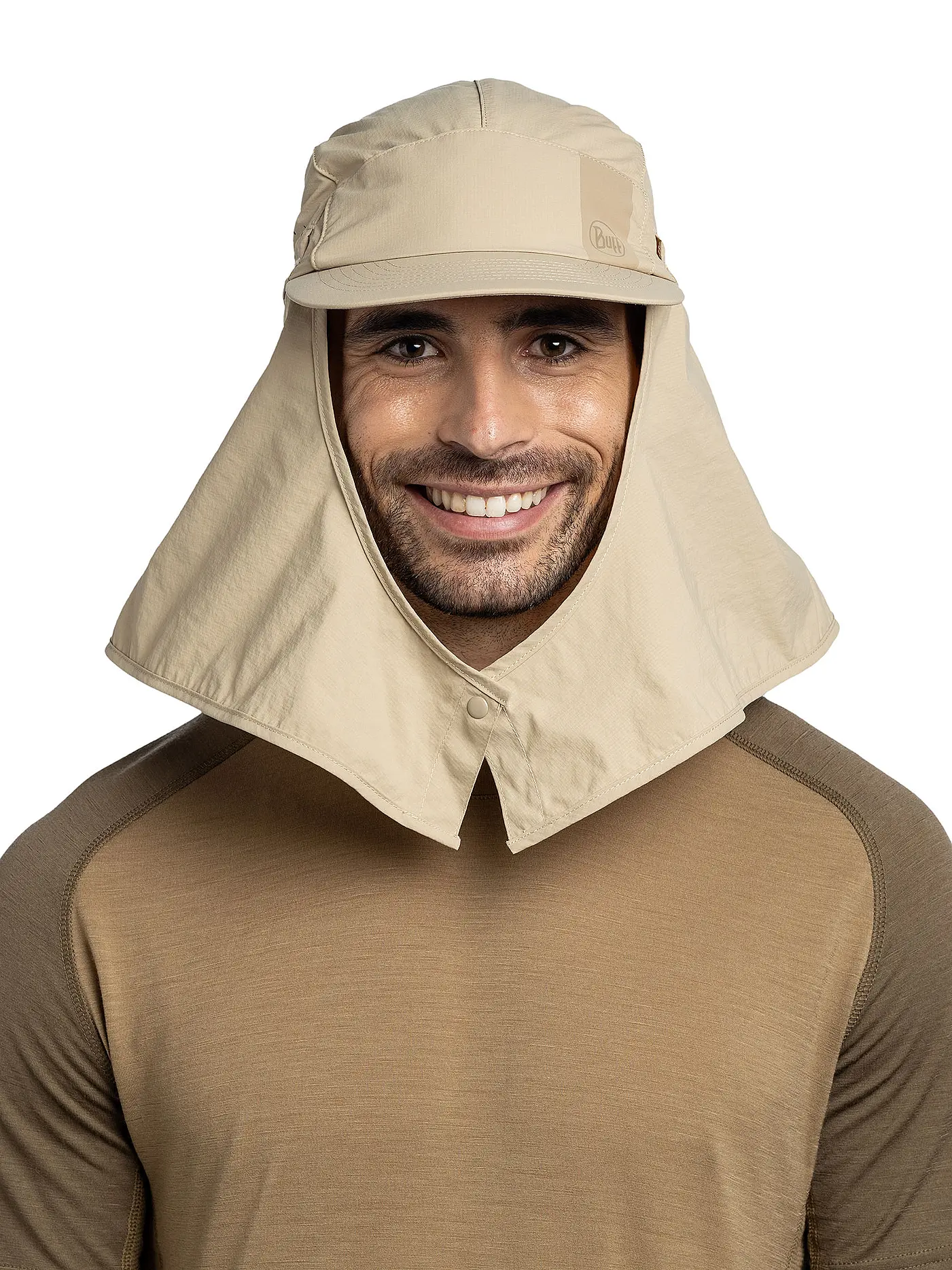 BUFF | Kappe Desert mit Nackenschutz | camel